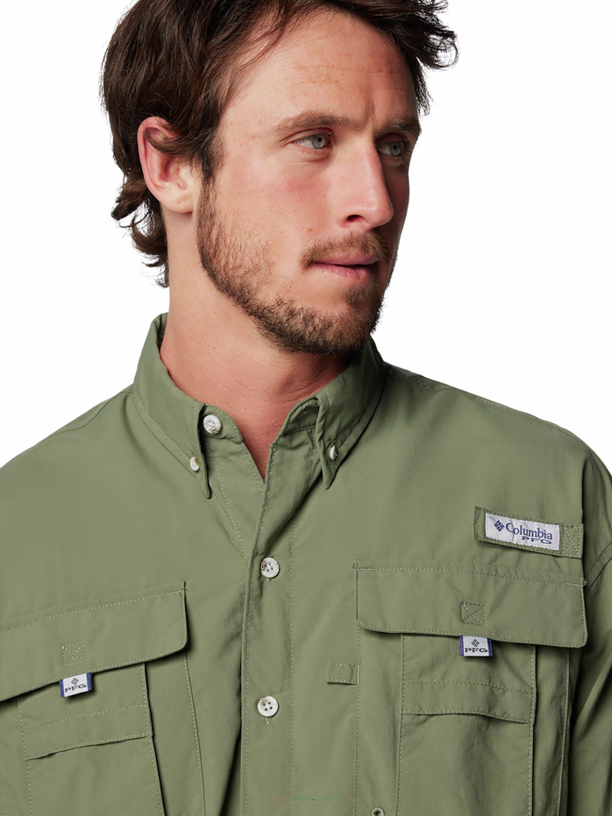 Camisa Manga Larga Hombre Pfg Bahama™ II Verde