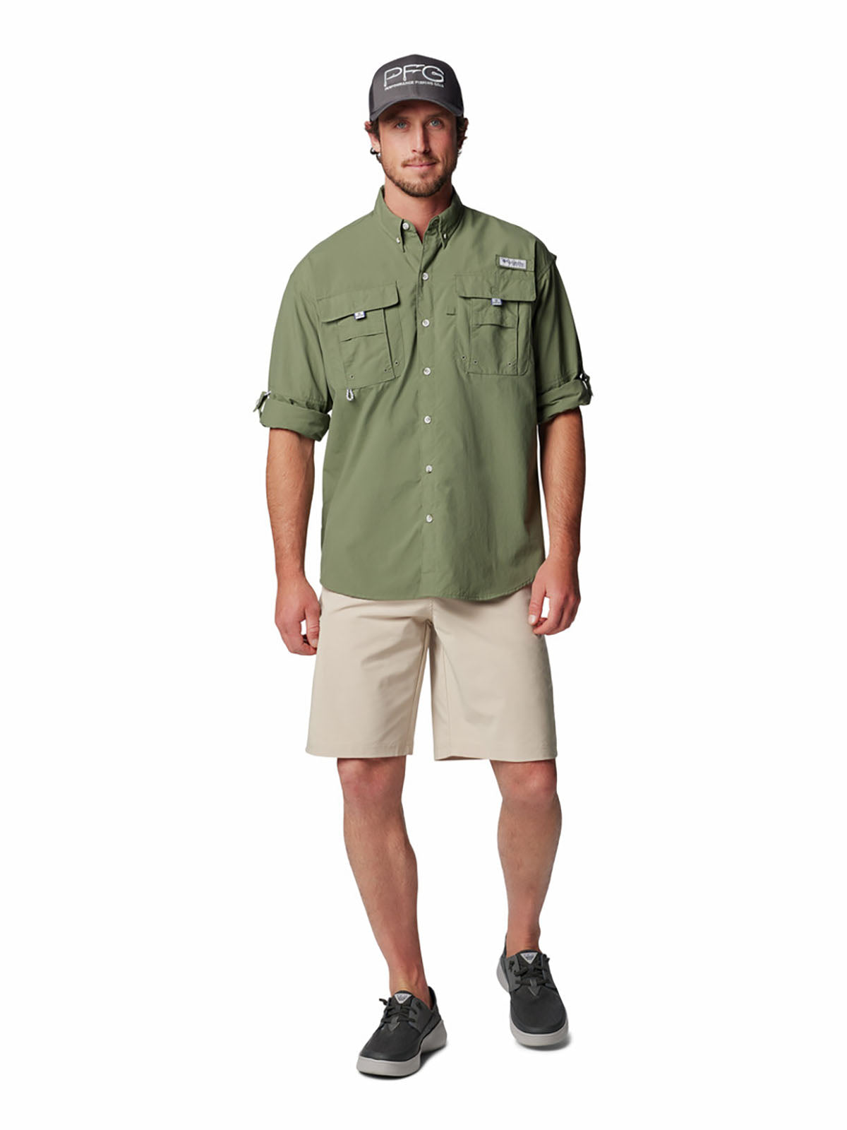 Camisa Manga Larga Hombre Pfg Bahama™ II Verde