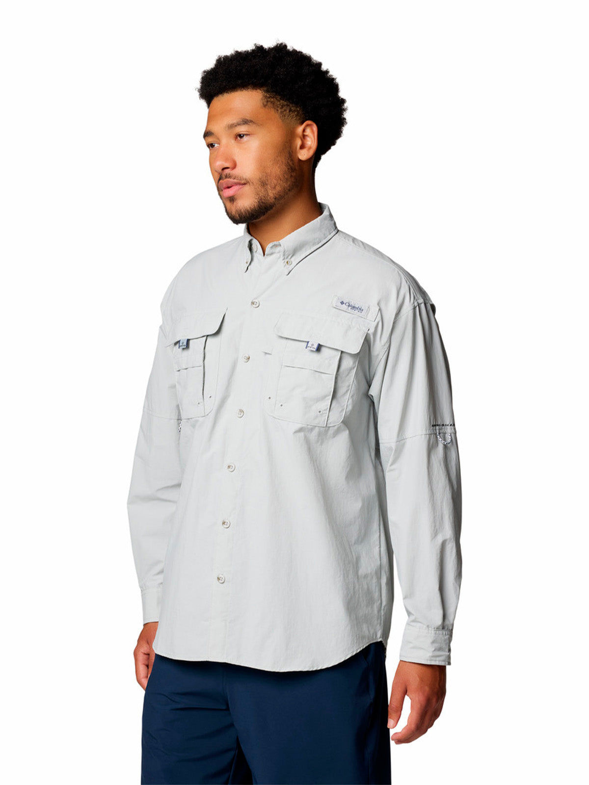Camisa Manga Larga Hombre PFG Bahama™ ll Gris