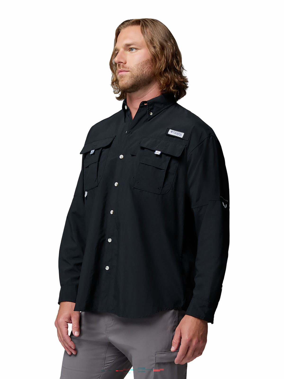 Camisa Manga Larga Hombre PFG Bahama™ II Negra