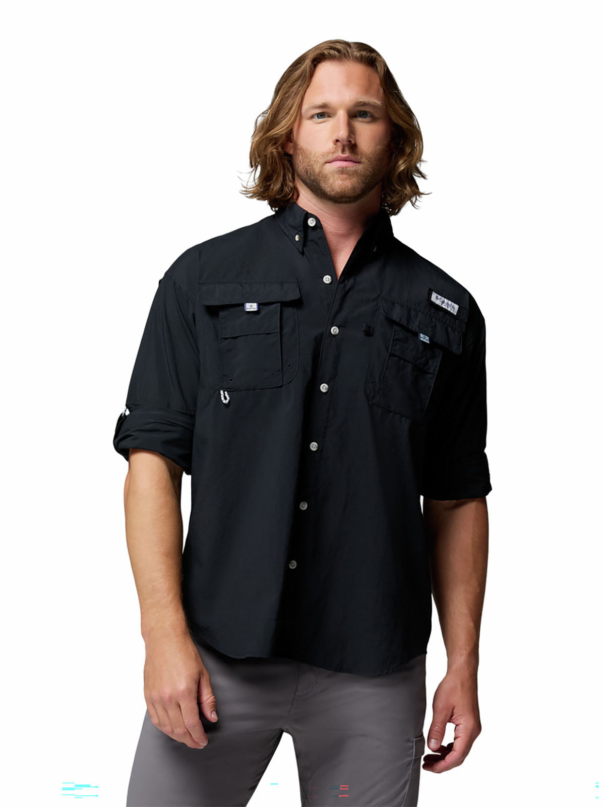 Camisa Manga Larga Hombre PFG Bahama™ II Negra