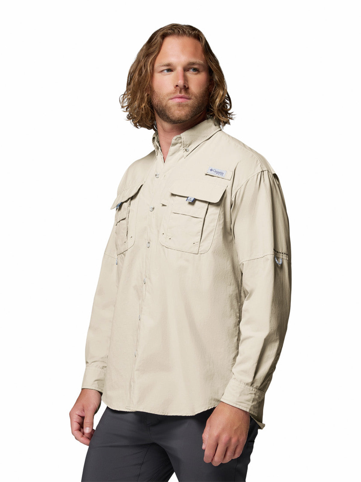 Camisa Manga Larga Hombre PFG Bahama™ II Beige