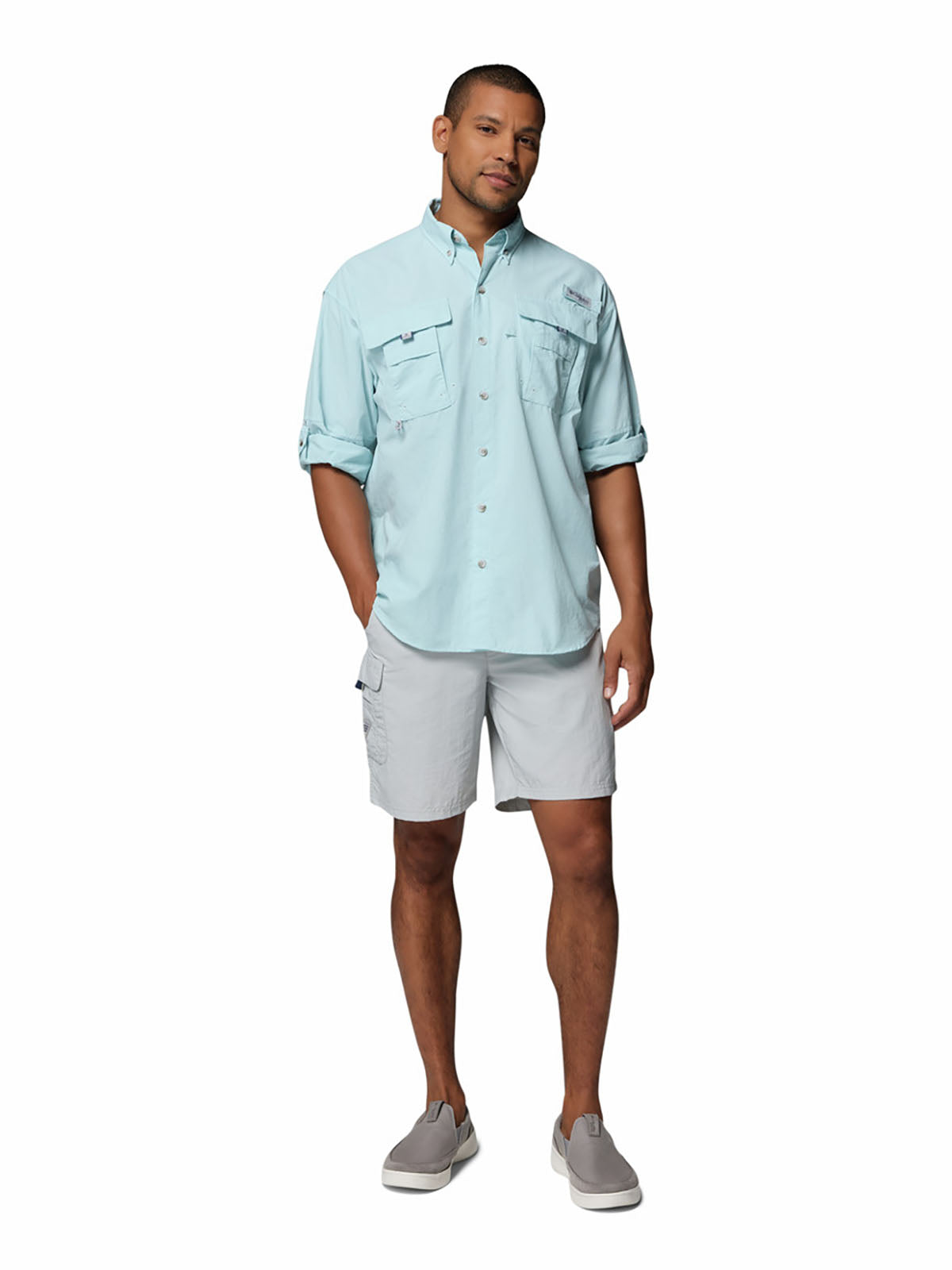 Camisa Manga Larga Hombre Pfg Bahama™ II Celeste