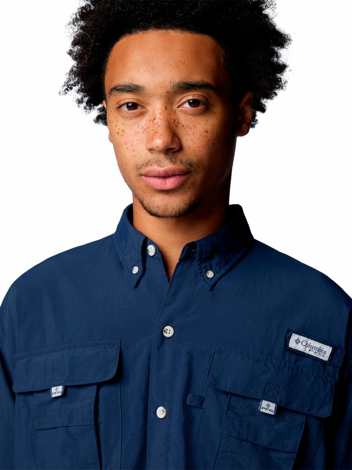 Camisa Manga Larga Hombre PFG Bahama™ II Azul