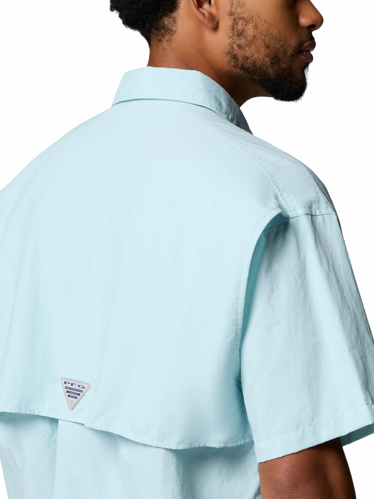 Camisa Manga Corta Hombre PFG Bahama™ II Celeste