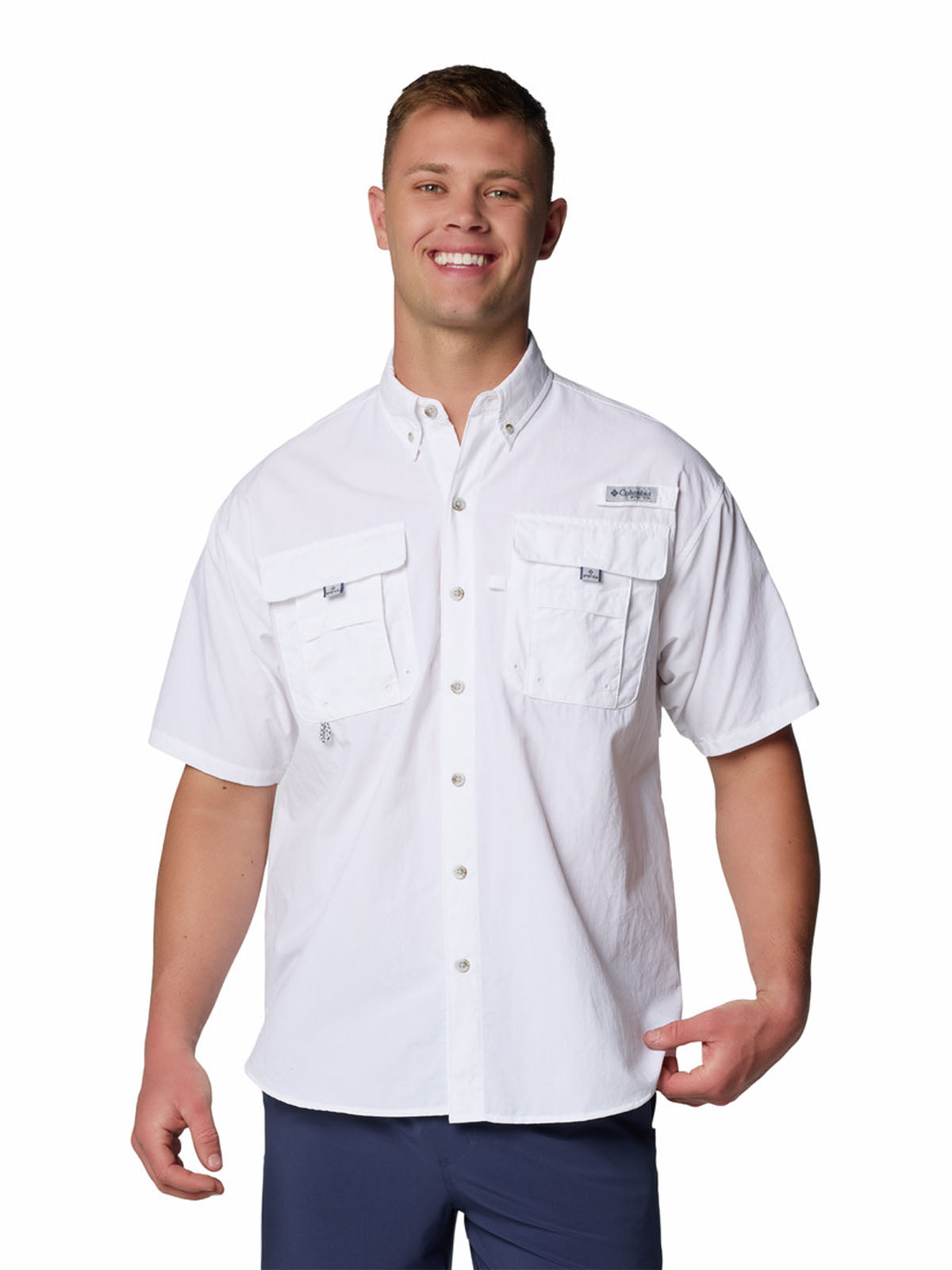 Camisa Manga Corta Hombre PFG Bahama™ II Blanca