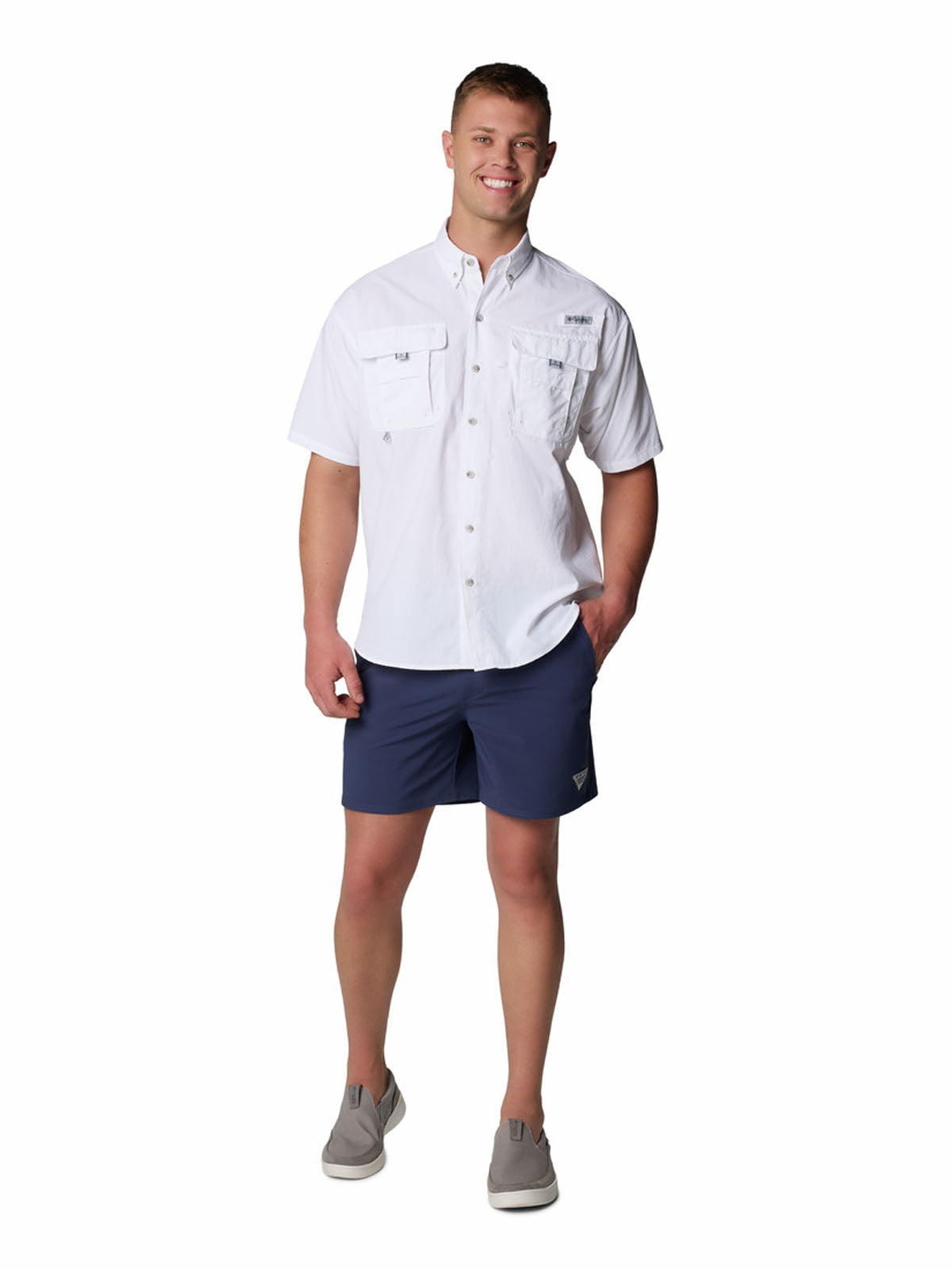 Camisa Manga Corta Hombre PFG Bahama™ II Blanca