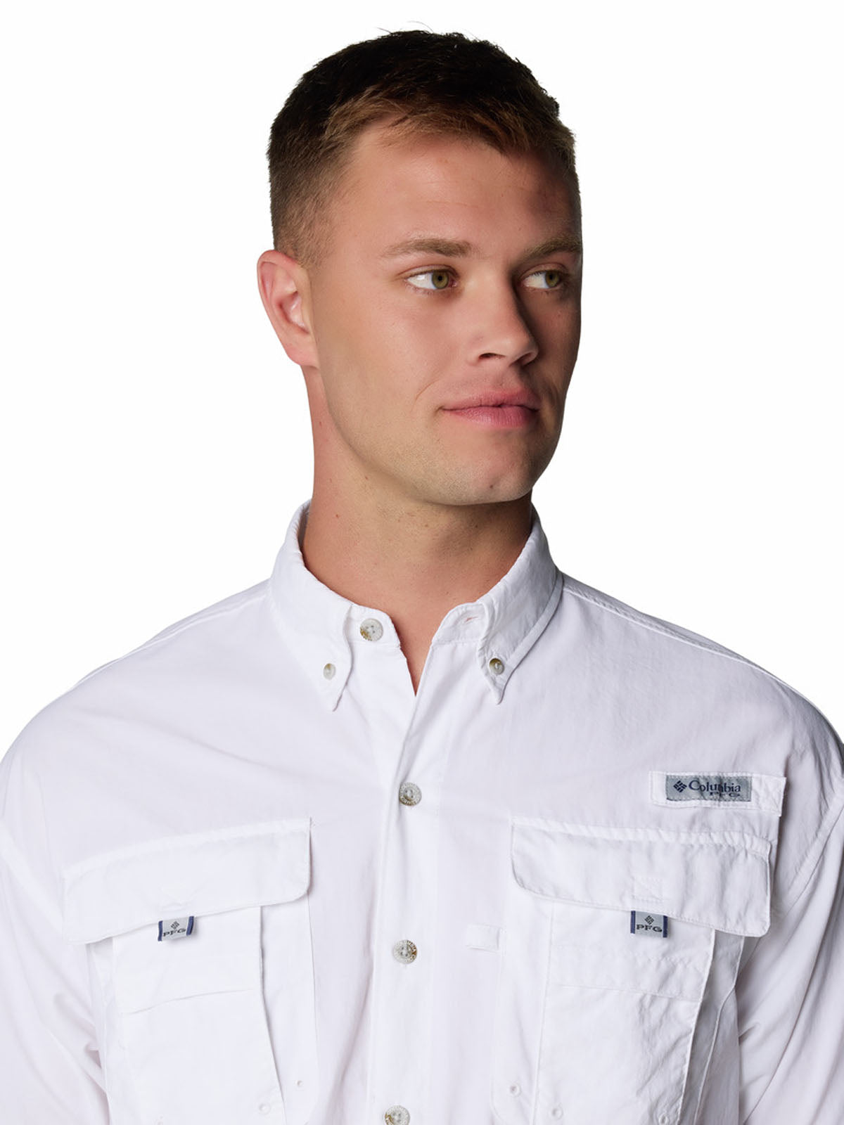 Camisa Manga Corta Hombre PFG Bahama™ II Blanca