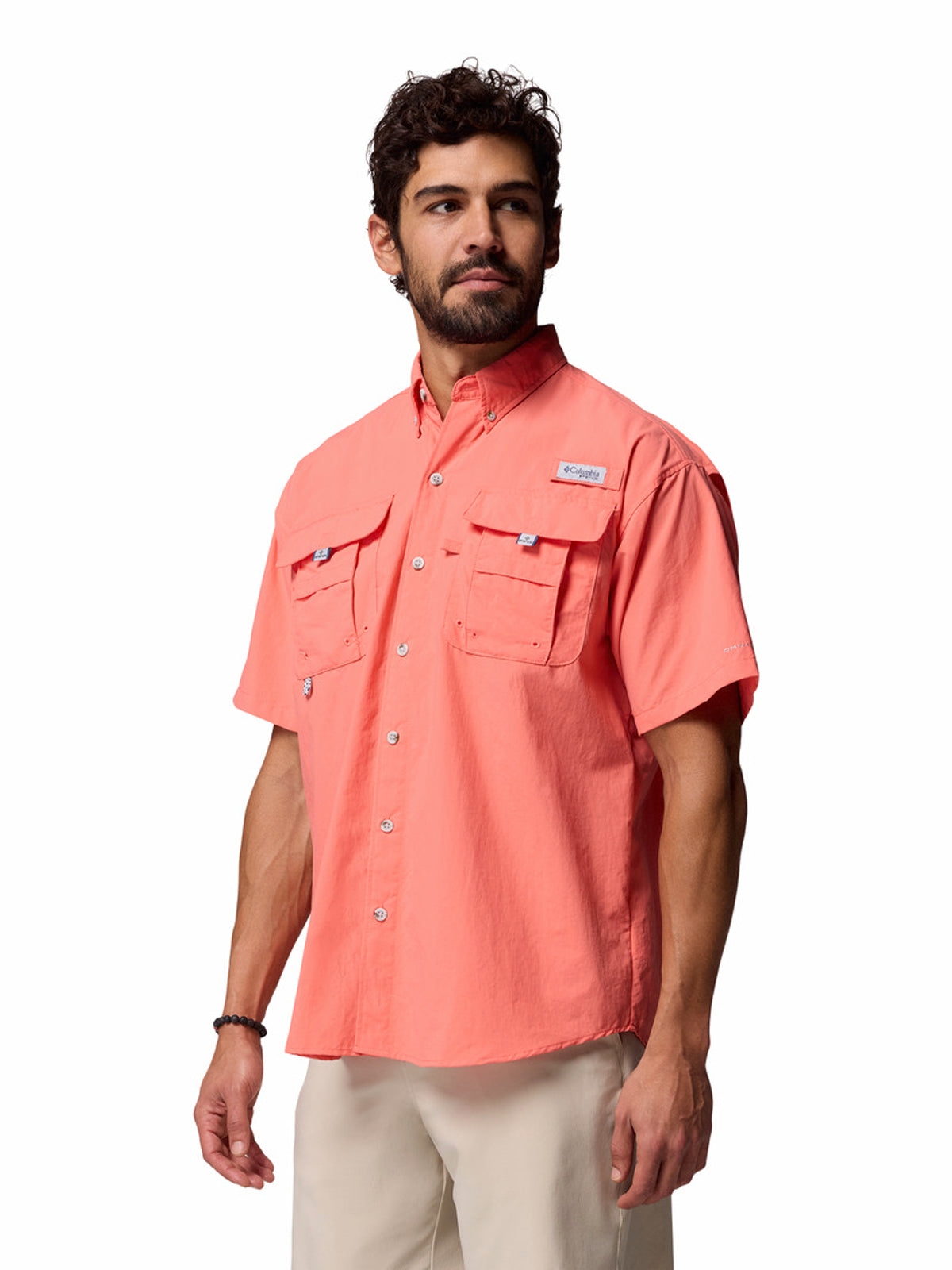 Camisa Manga Corta Hombre PFG Bahama™ II Rosado
