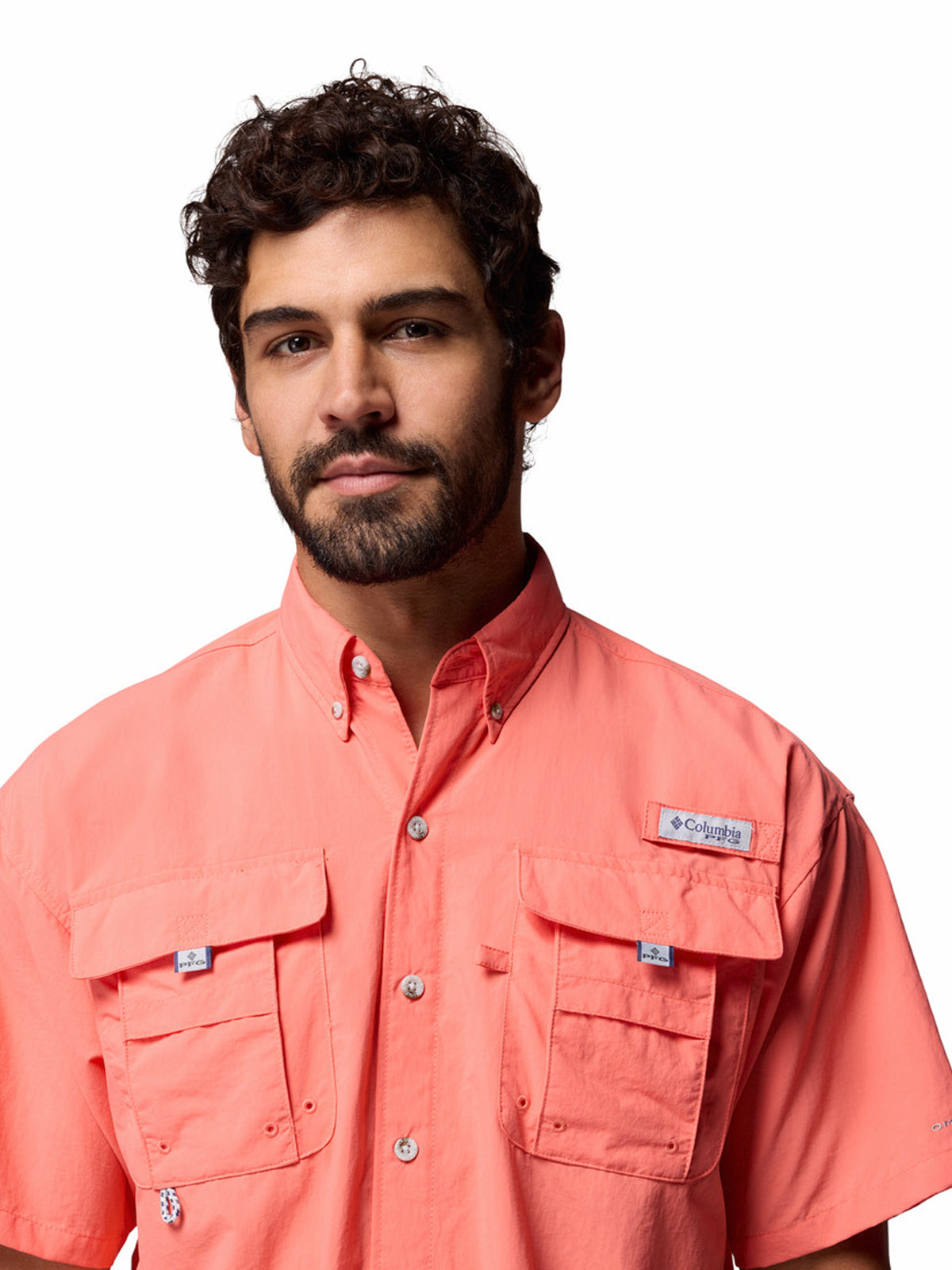 Camisa Manga Corta Hombre PFG Bahama™ II Rosado