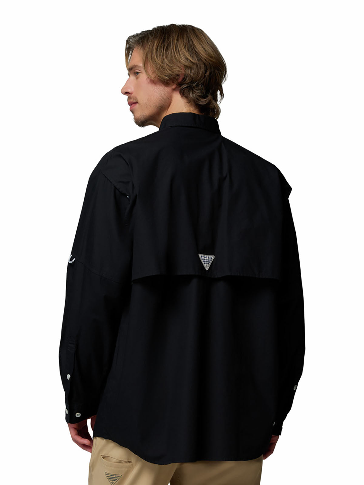 Camisa Hombre PFG Manga Larga Bonehead™ Negra