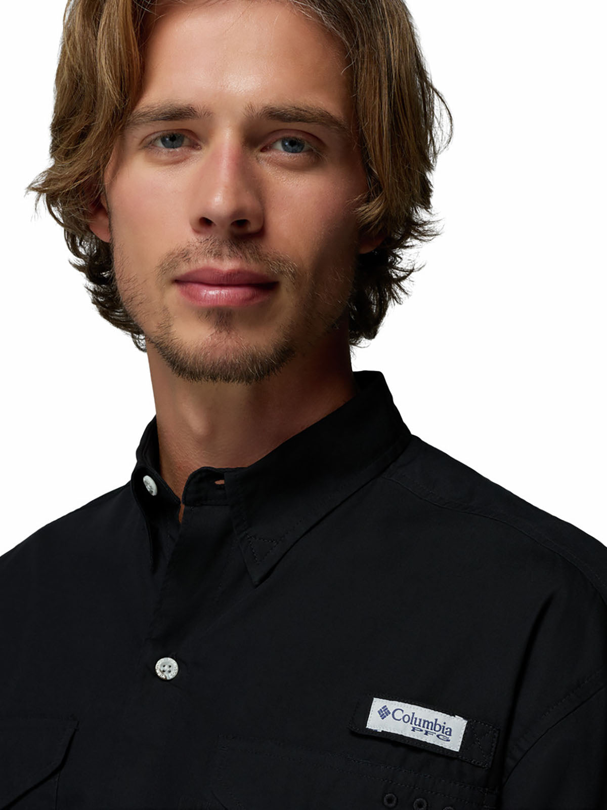 Camisa Hombre PFG Manga Larga Bonehead™ Negra
