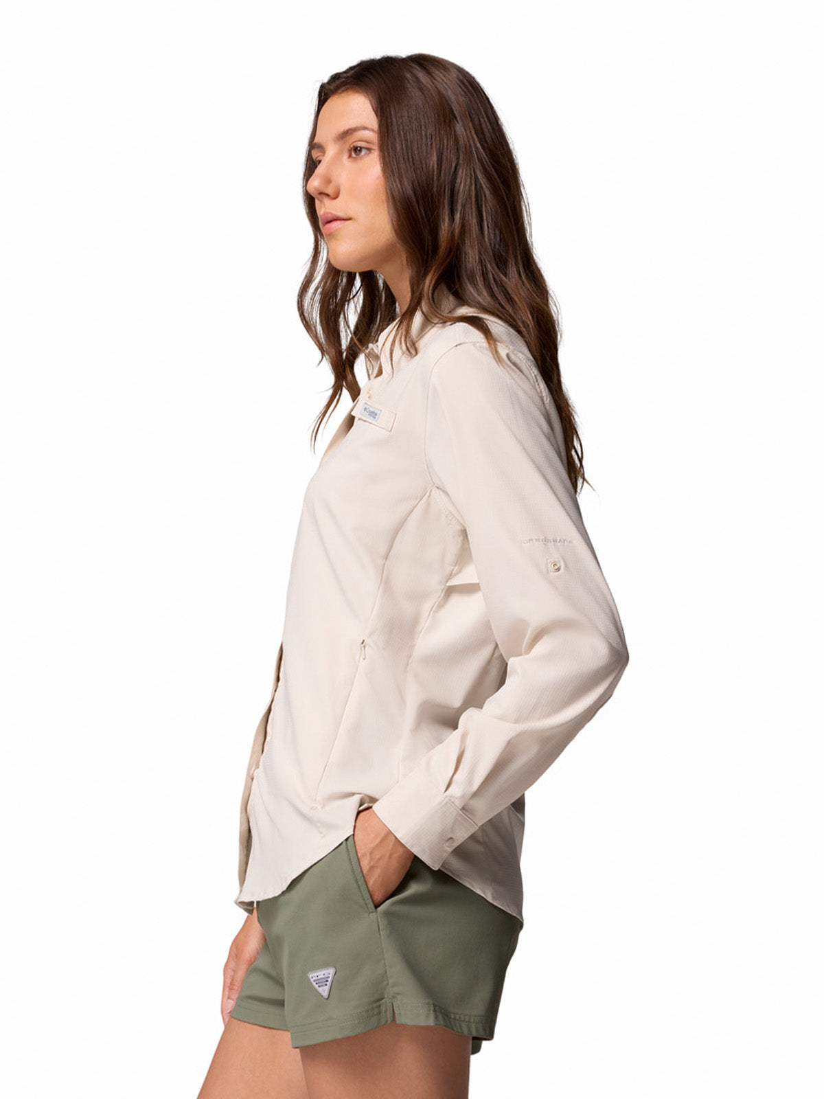 Blusa Manga Larga Mujer PFG Tamiami™ II Beige