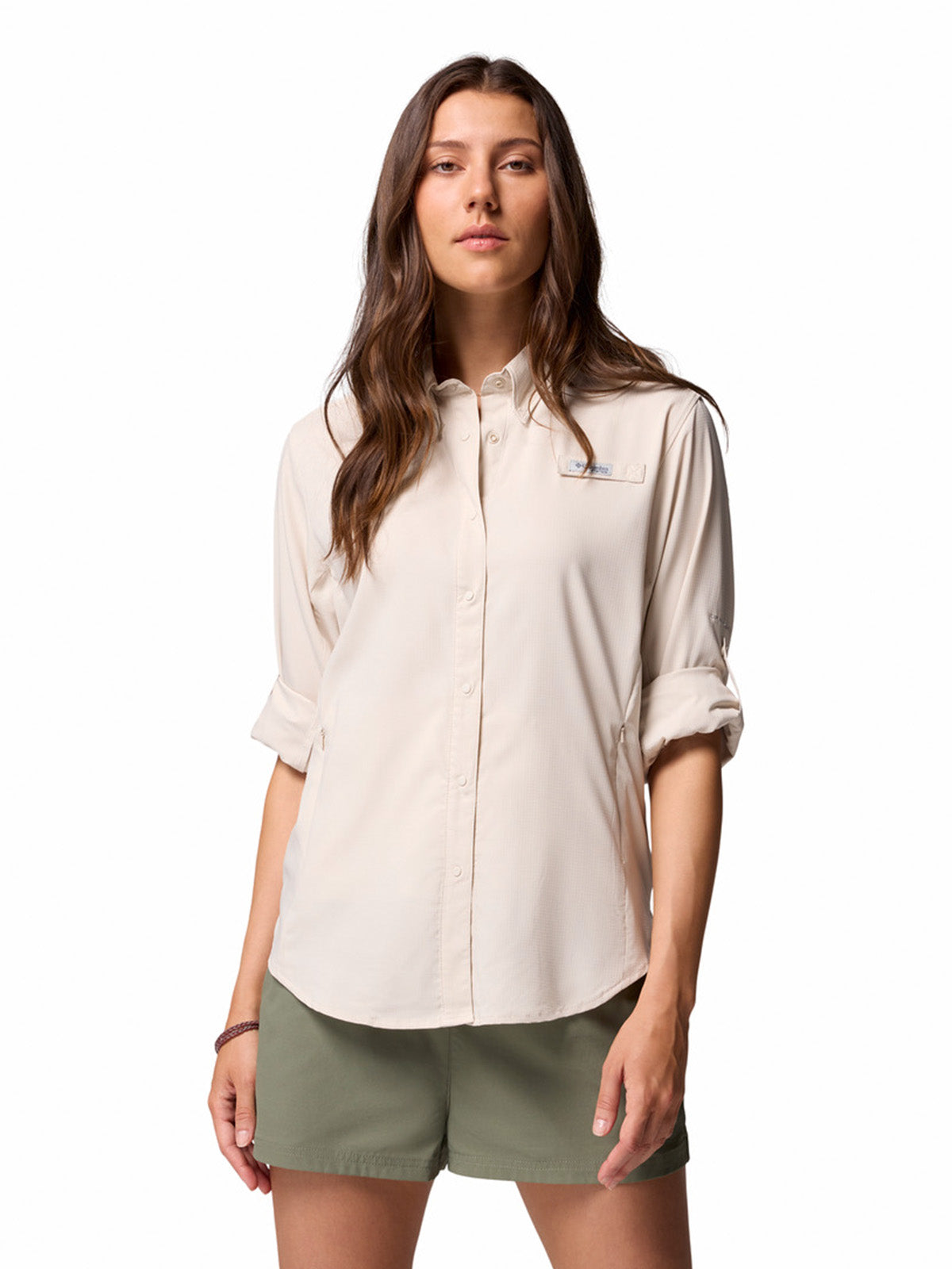 Blusa Manga Larga Mujer PFG Tamiami™ II Beige