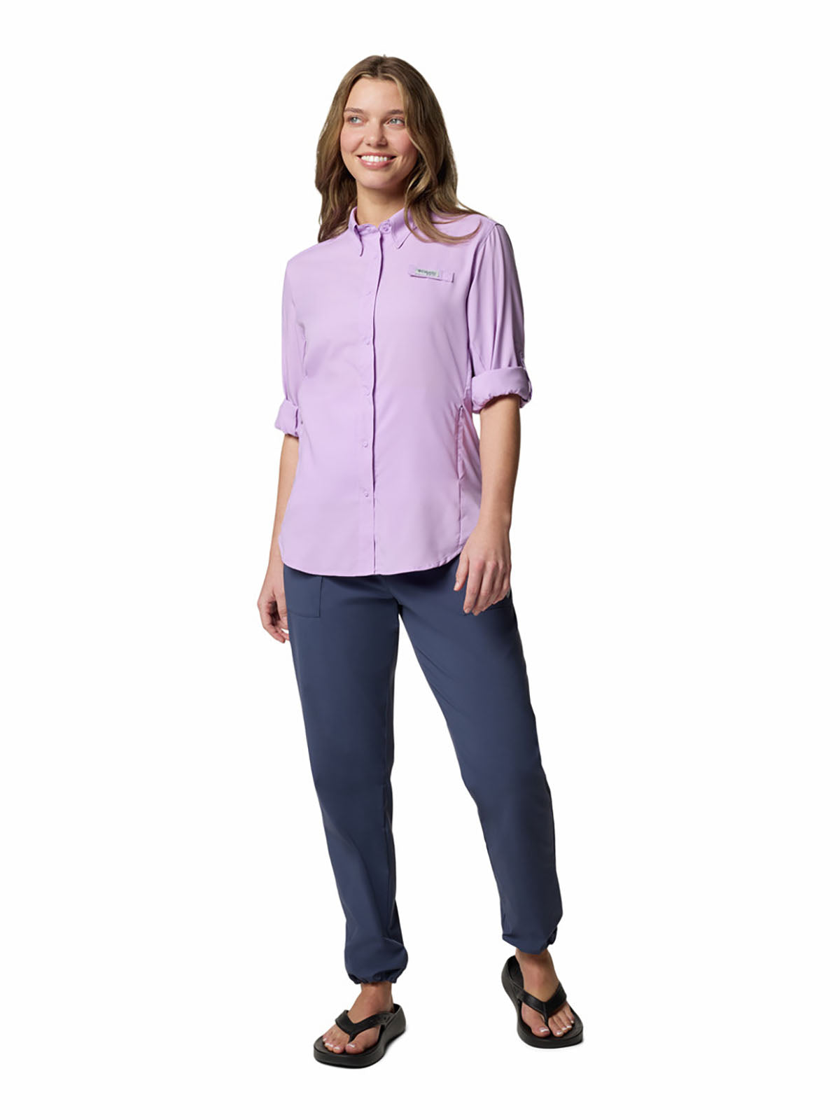Blusa Manga Larga Mujer PFG Tamiami™ II Lila