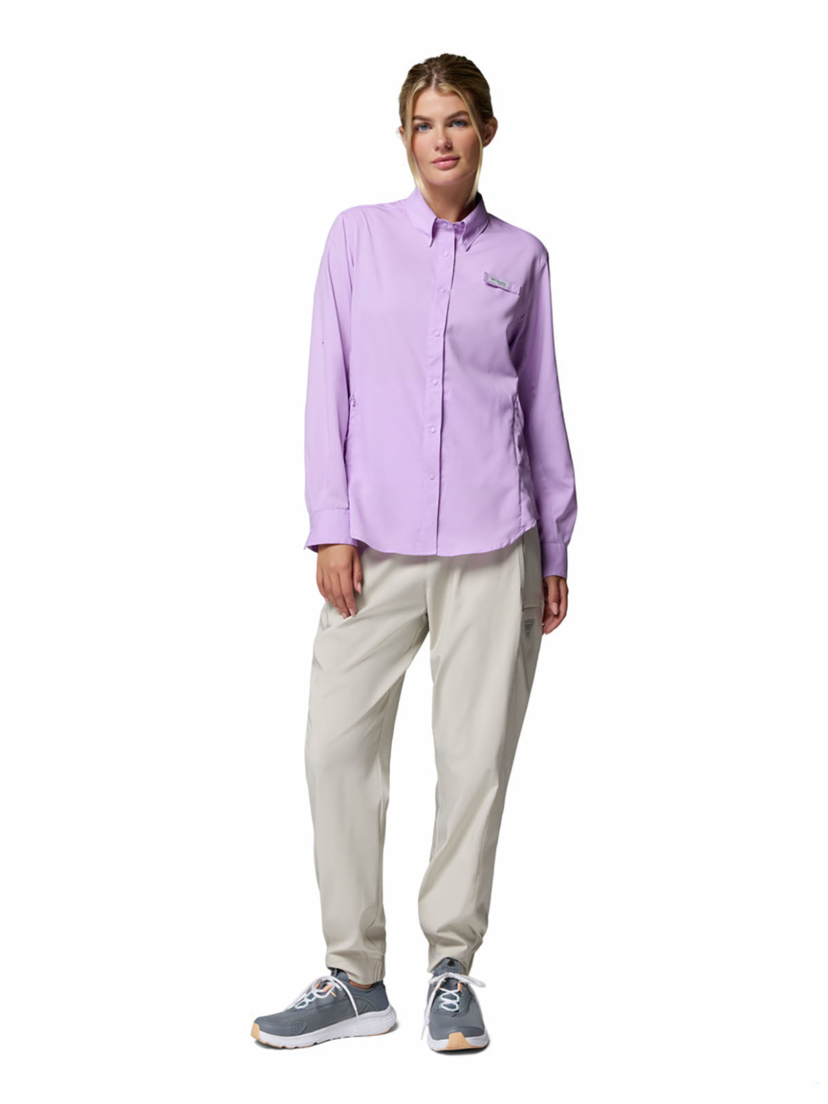 Blusa Manga Larga Mujer PFG Tamiami™ II Lila