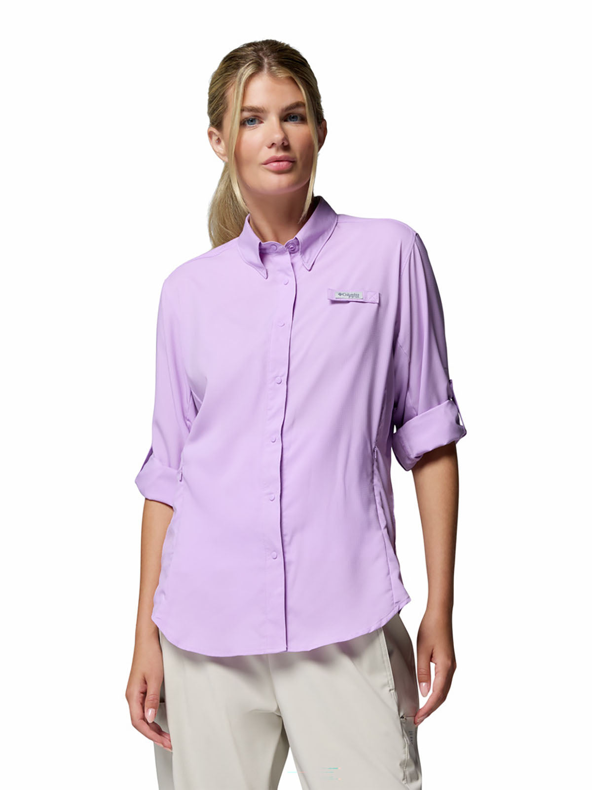 Blusa Manga Larga Mujer PFG Tamiami™ II Lila