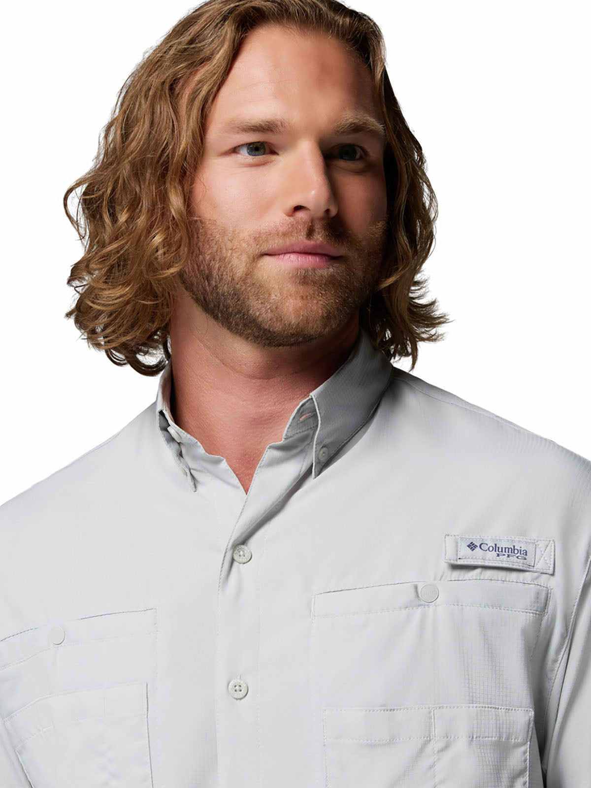 Camisa Manga Larga Hombre PFG Tamiami™ II Gris