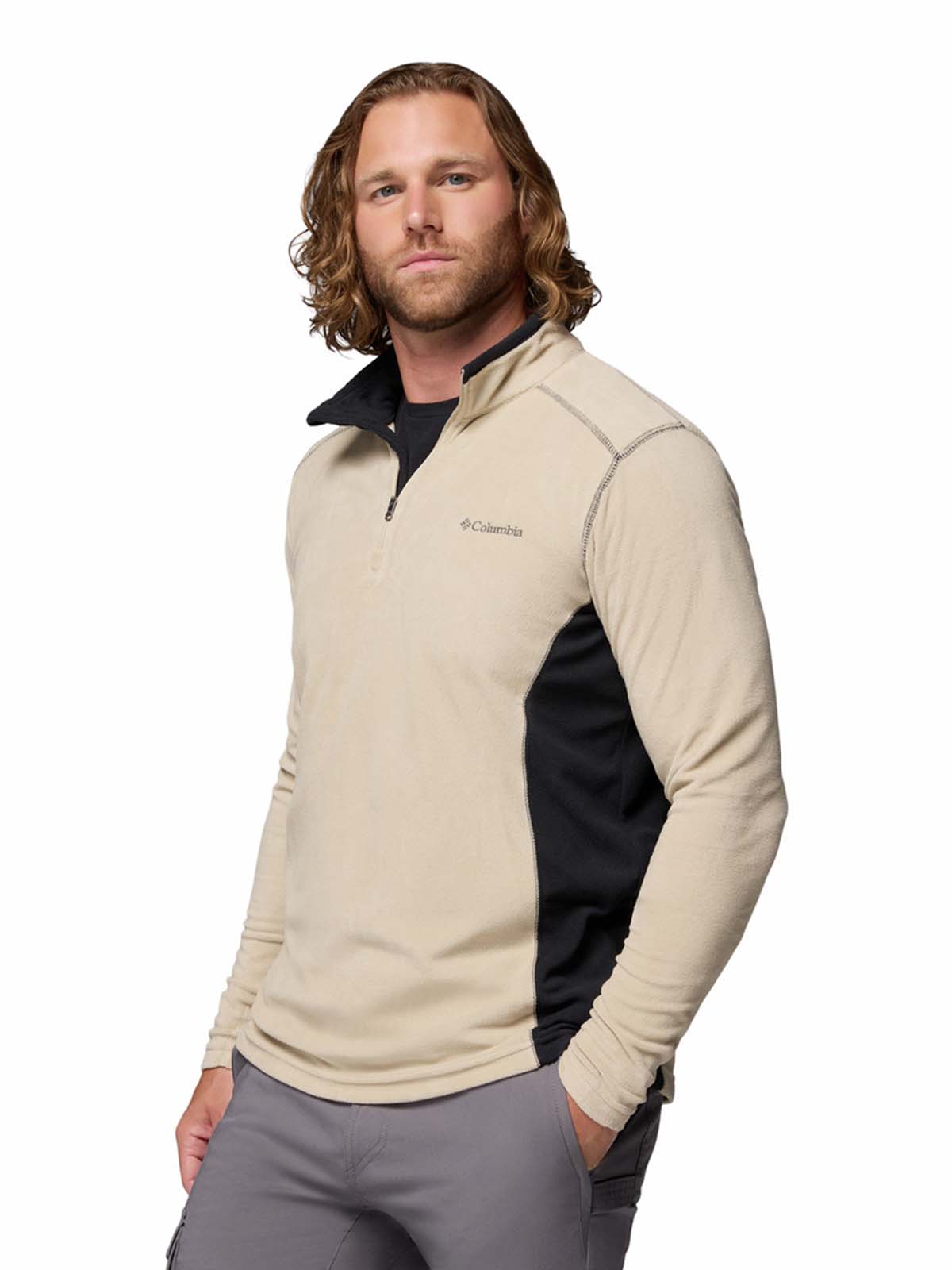 Polar Con 1/2 Cierre Hombre Klamath Range™ II Beige