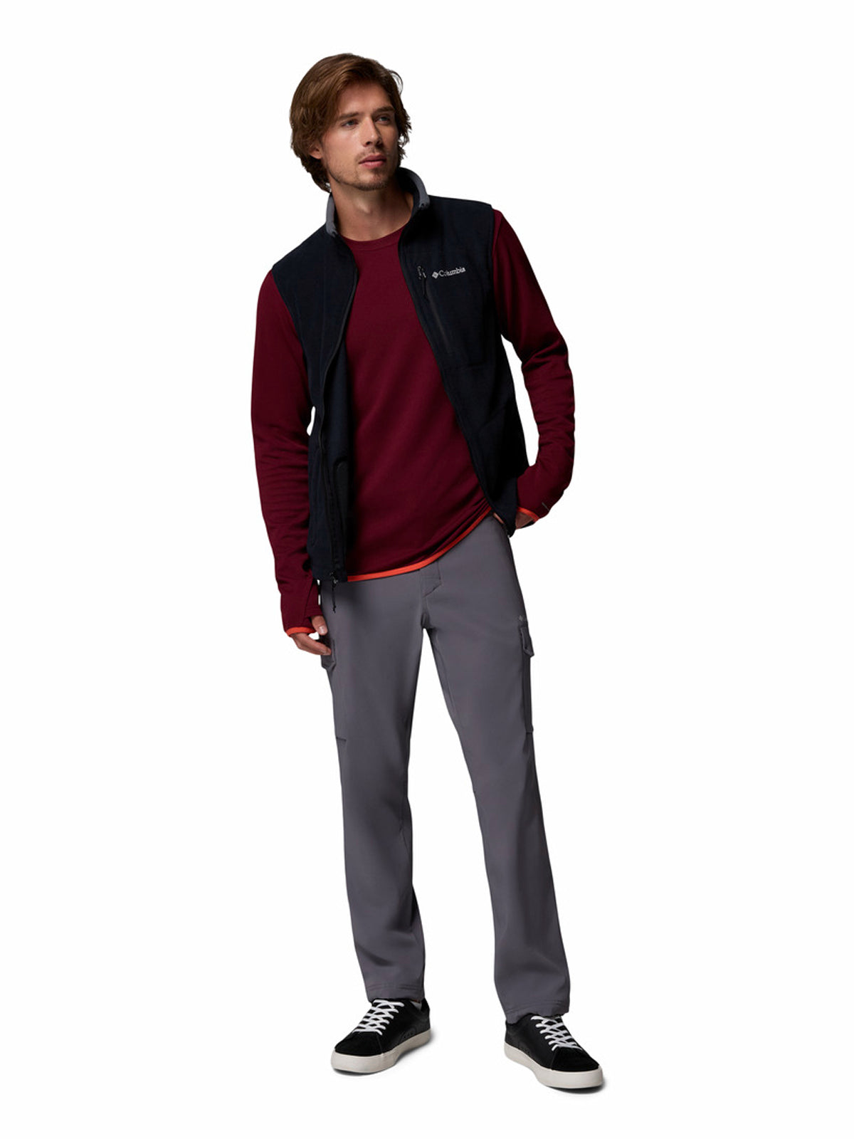 Chaleco Polar Hombre Fast Trek™ Negro