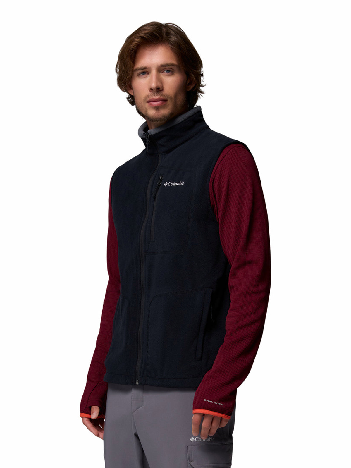 Chaleco Polar Hombre Fast Trek™ Negro