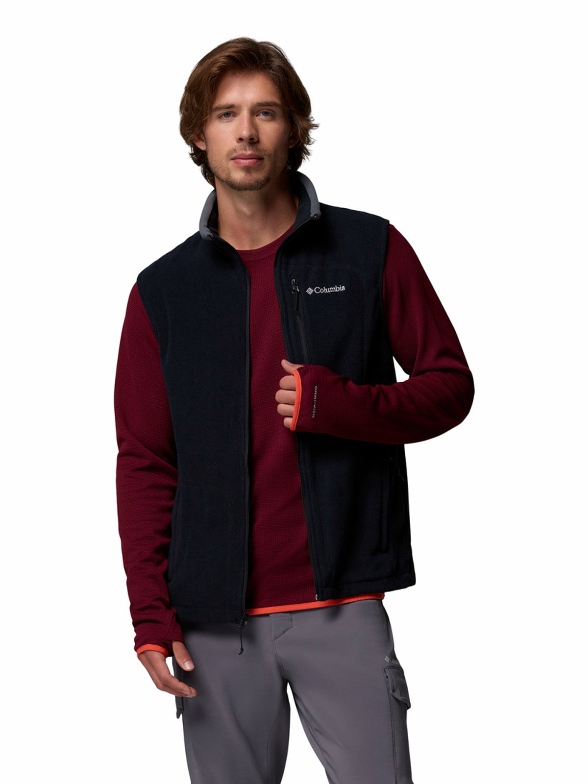 Chaleco Polar Hombre Fast Trek™ Negro
