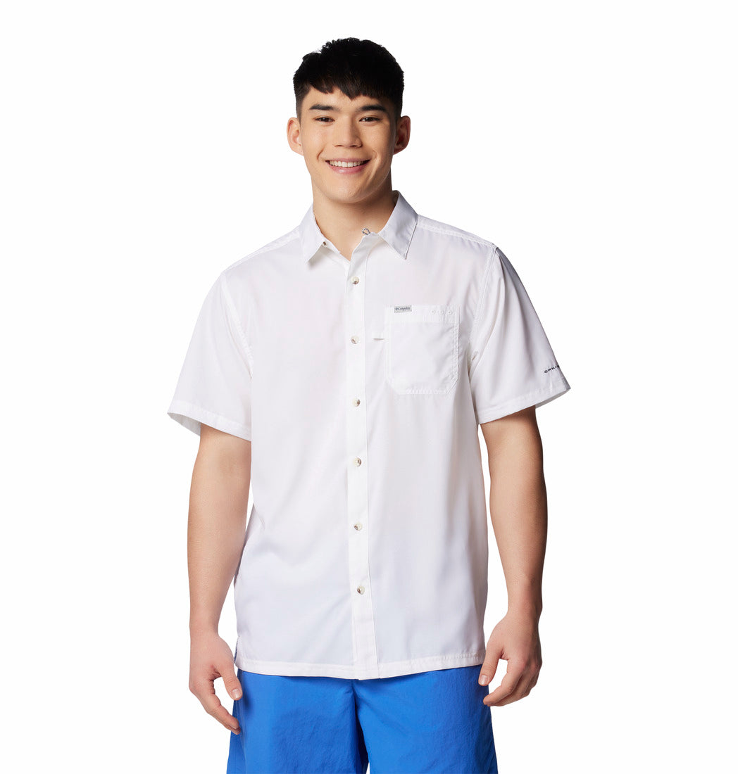 Camisa Manga Corta Hombre Slack Tide™ White