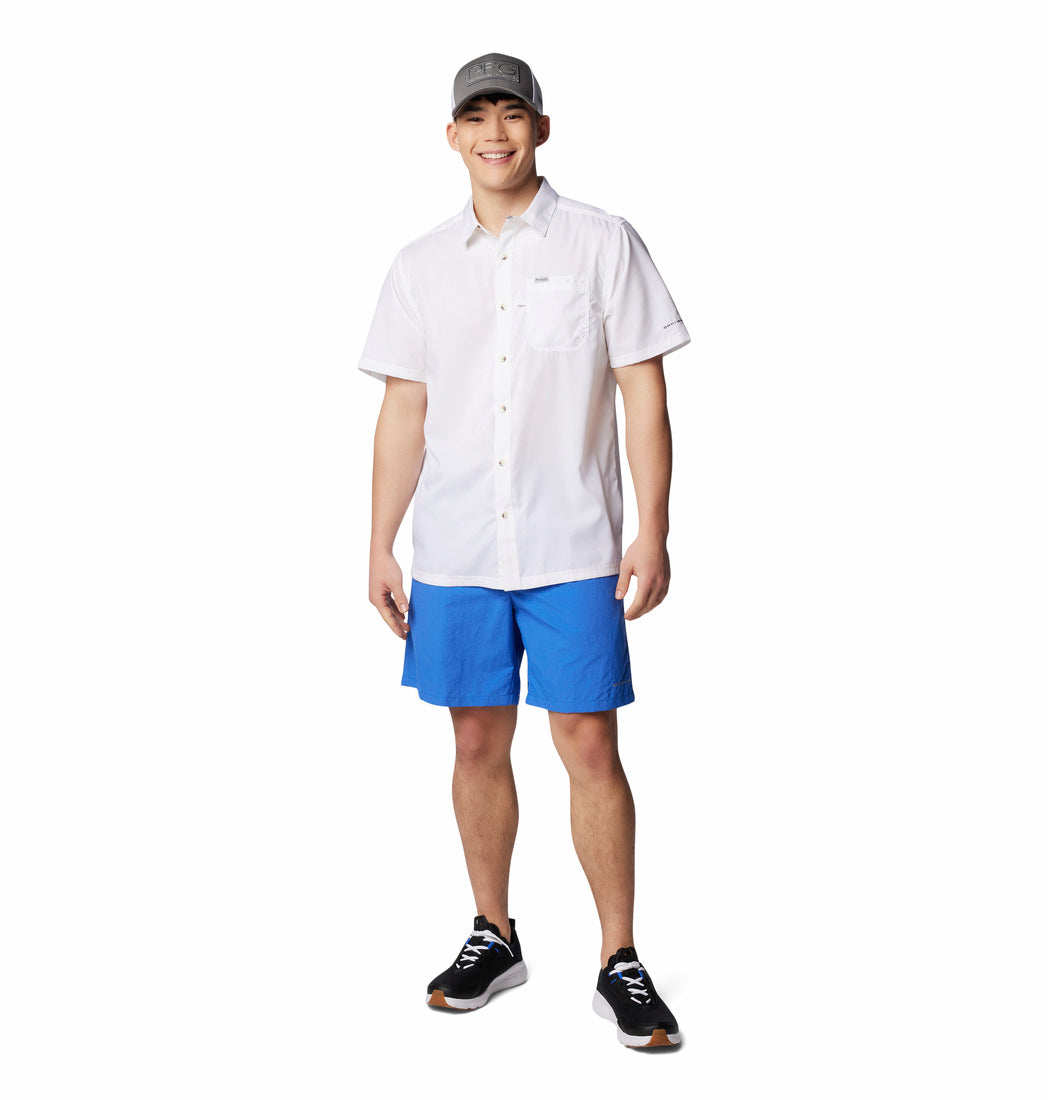 Camisa Manga Corta Hombre Slack Tide™ White