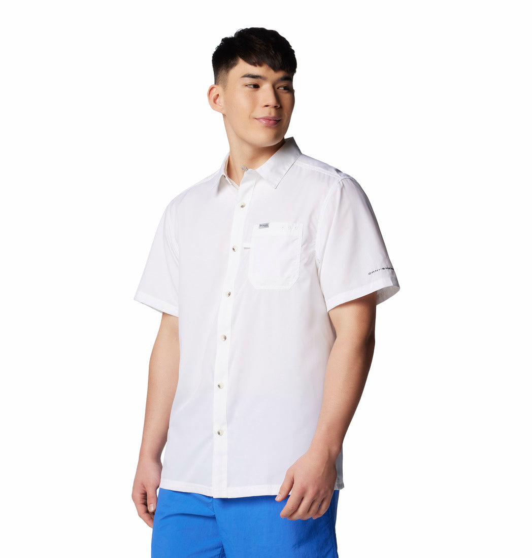 Camisa Manga Corta Hombre Slack Tide™ White