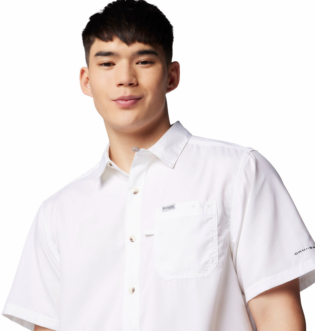 Camisa Manga Corta Hombre Slack Tide™ White