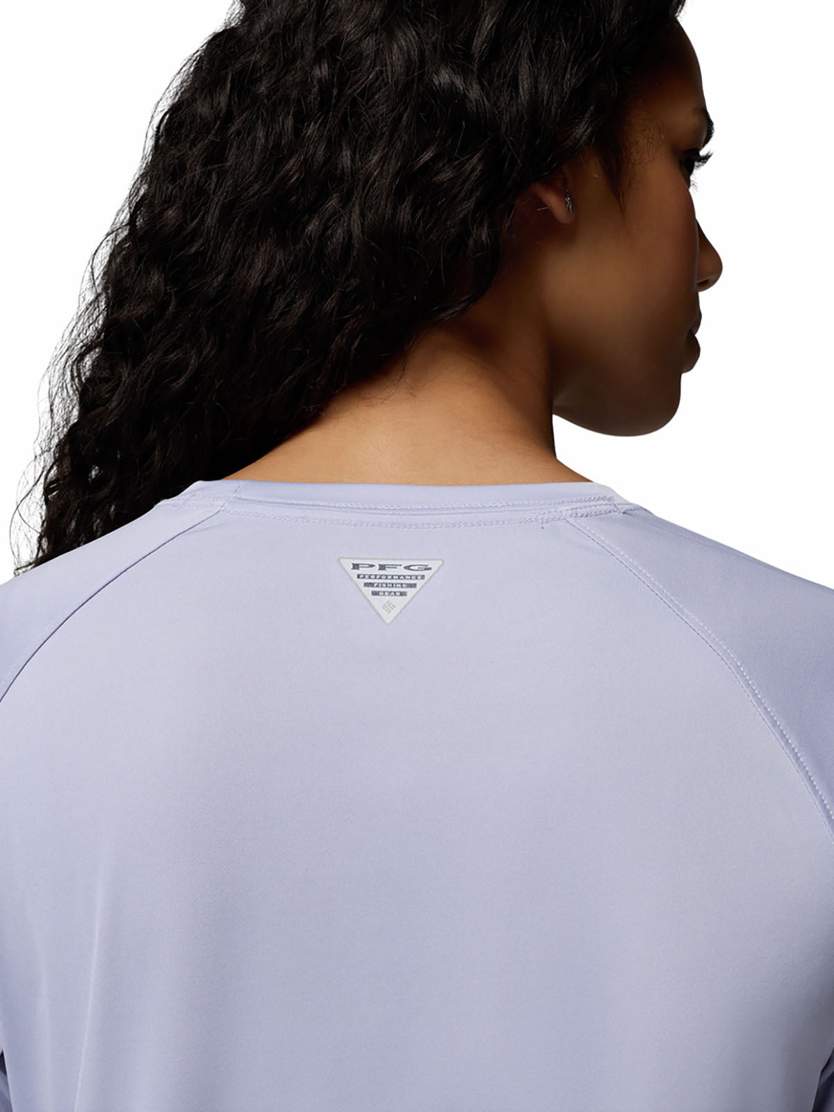 Polo Manga Larga Mujer PFG Tidal Tee™ II Morado
