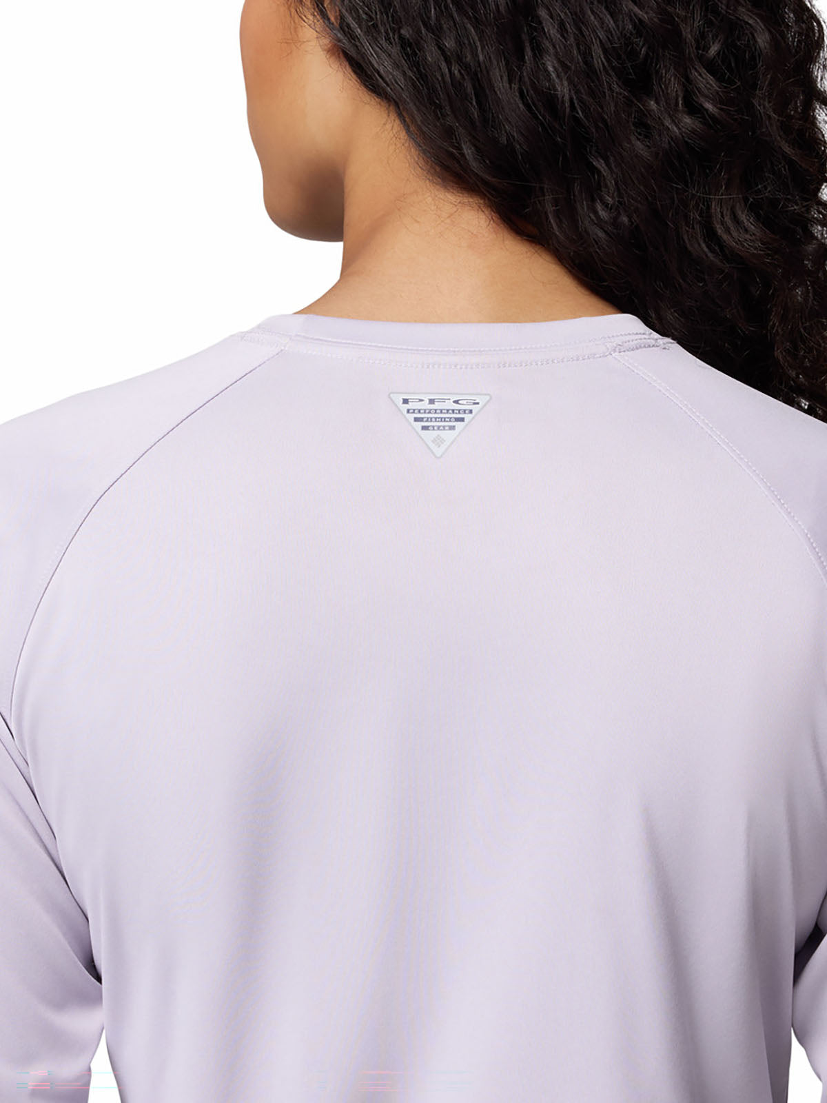 Polo Mujer Manga Larga PFG Tidal Tee™ II Lila