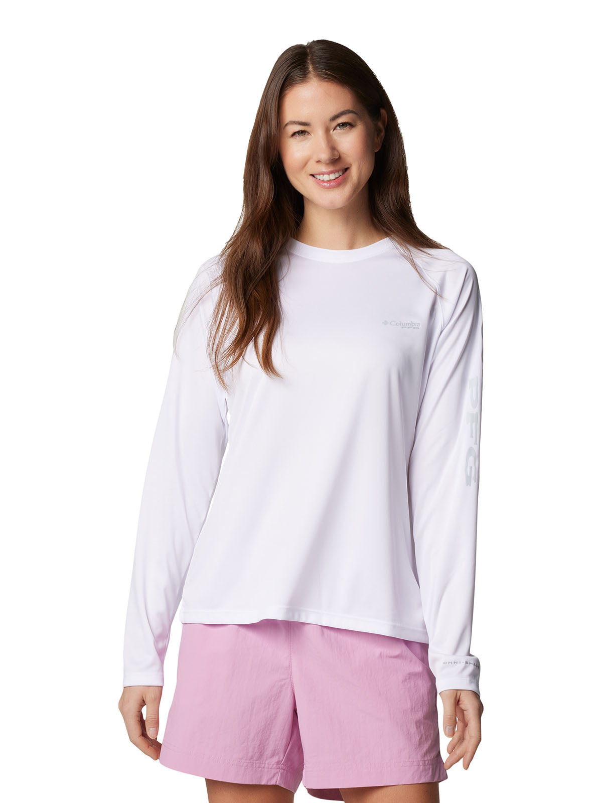 Polo Mujer Manga Larga Tidal Tee™ Blanco