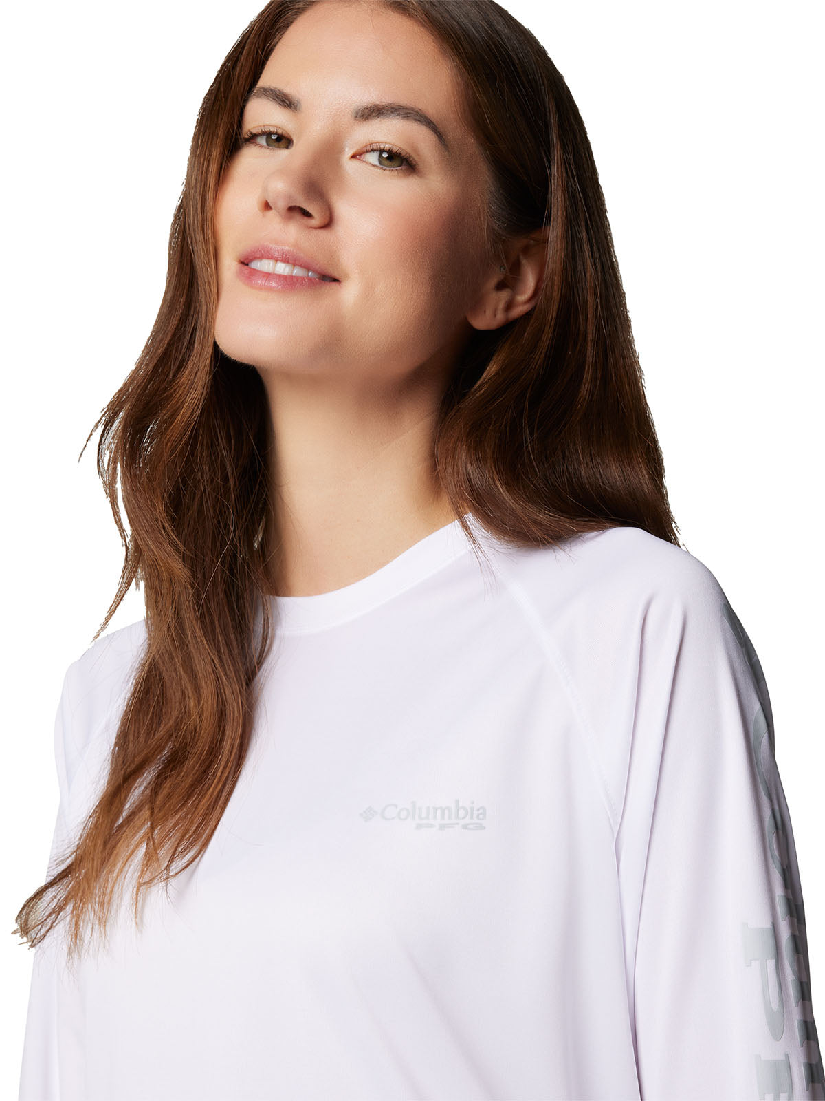 Polo Mujer Manga Larga Tidal Tee™ Blanco