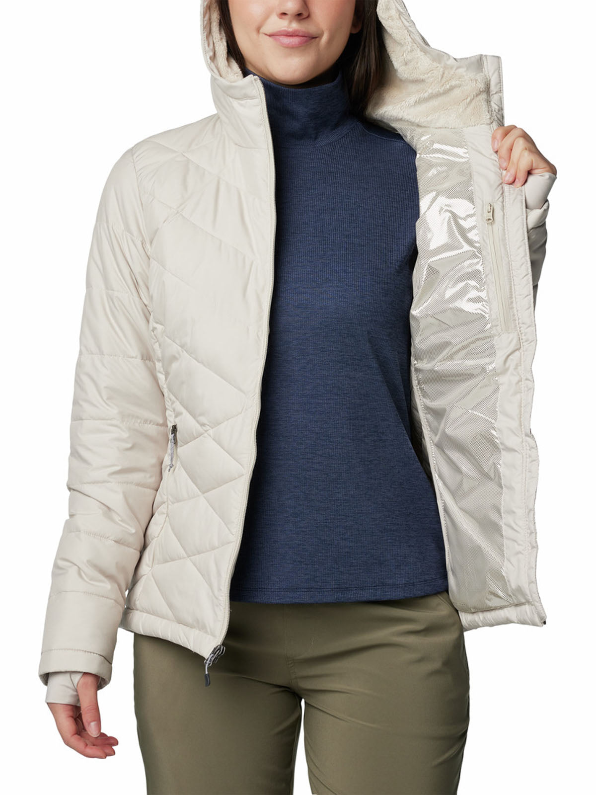 Casaca Mujer Sintética Heavenly™ Beige