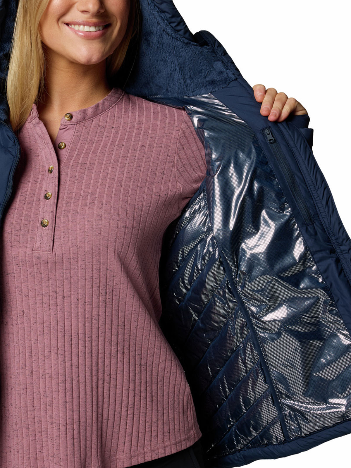 Casaca Mujer Sintética Heavenly™ Azul