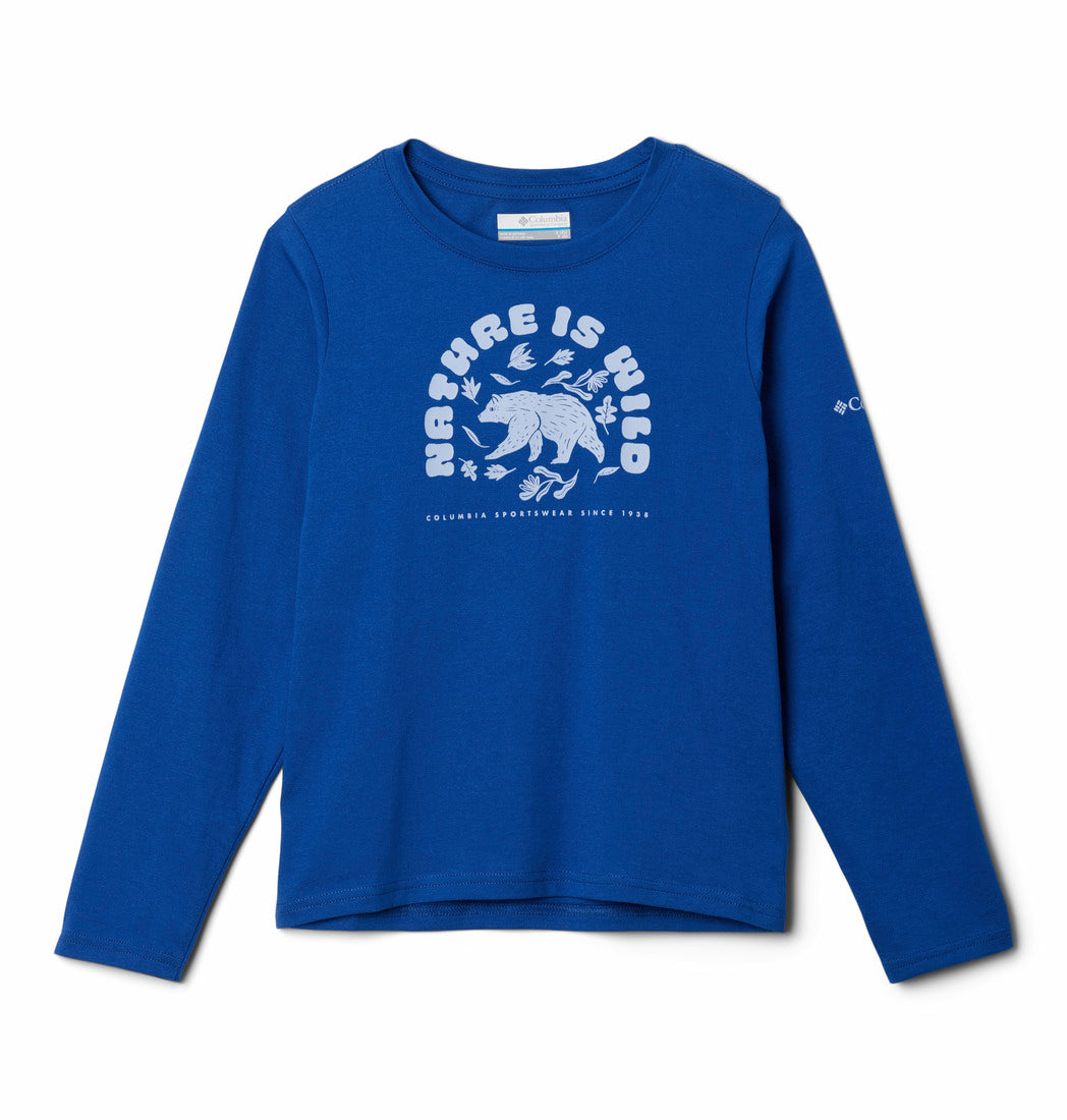 Polo Para Niño Manga Larga Dobson Pass™ Azul Columbia