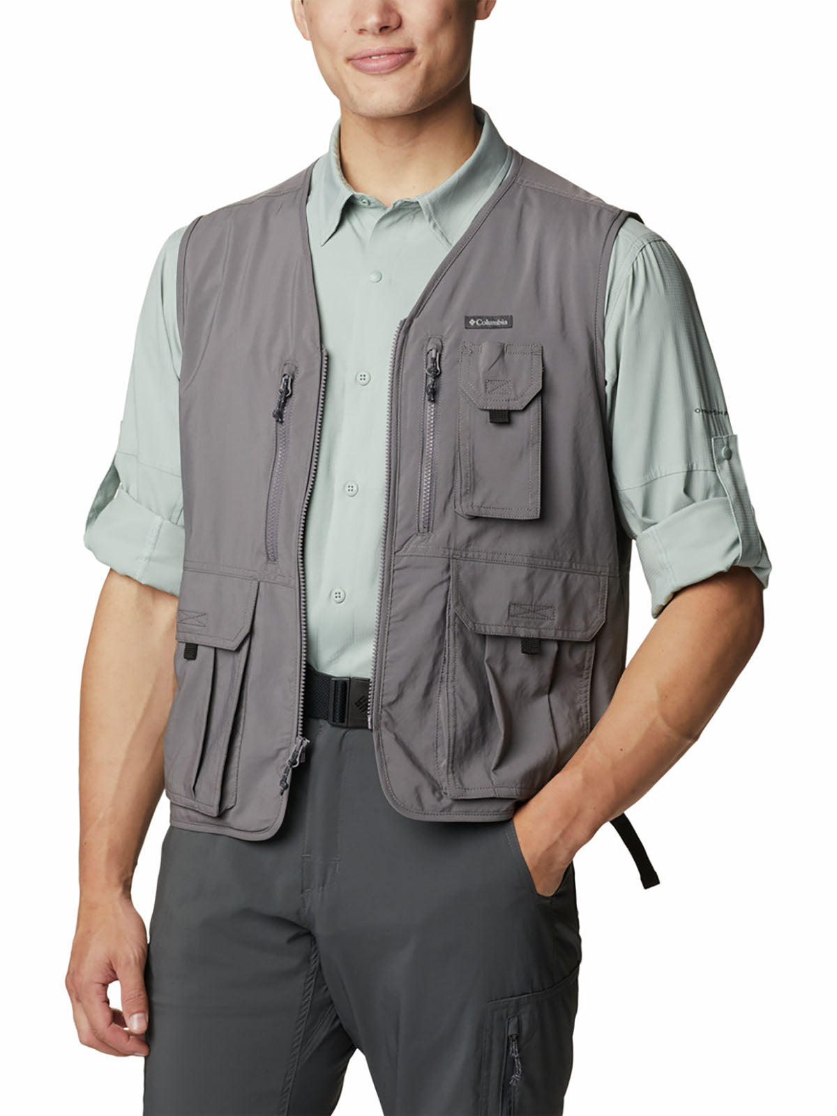 Chaleco Hombre Silver Ridge™ Utility Gris