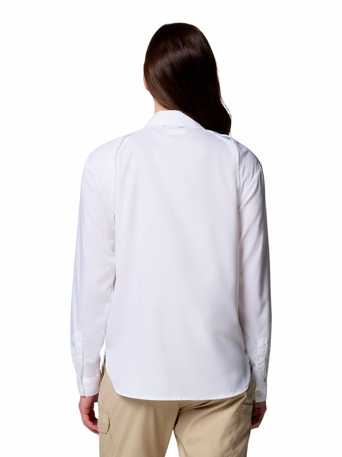 Blusa Manga Larga Mujer Silver Ridge™ Utility Blanca