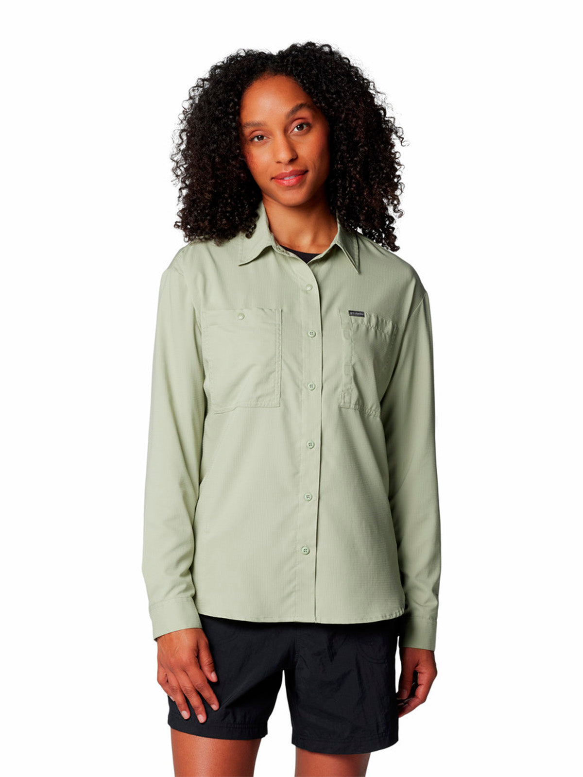 Blusa Manga Larga Mujer Silver Ridge™ Utility Verde
