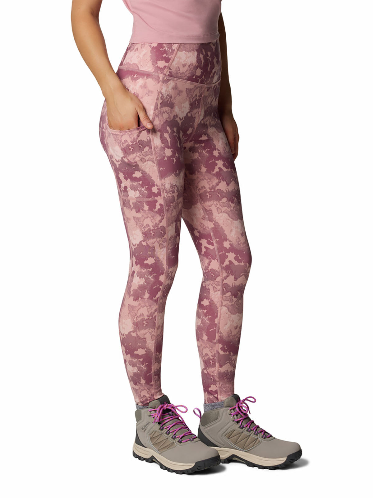 Leggings Mujer Boundless Trek Rosadas