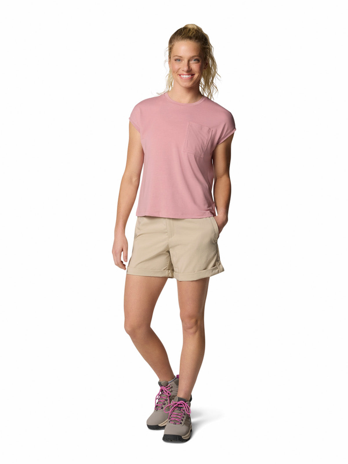 Short Mujer Silver Ridge™ Utility Beige