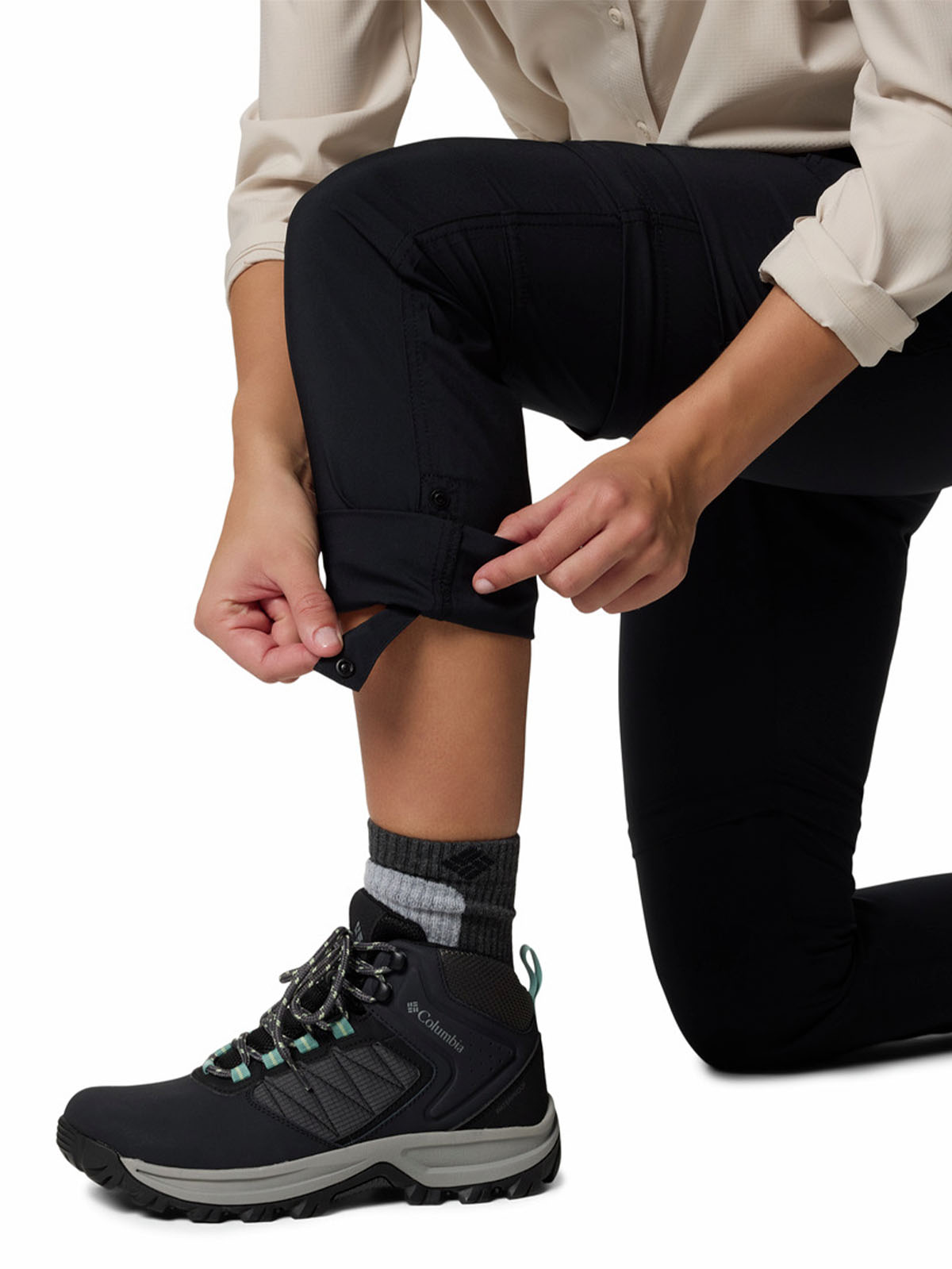 Pantalón Convertible Mujer Silver Ridge™ Utility Negro