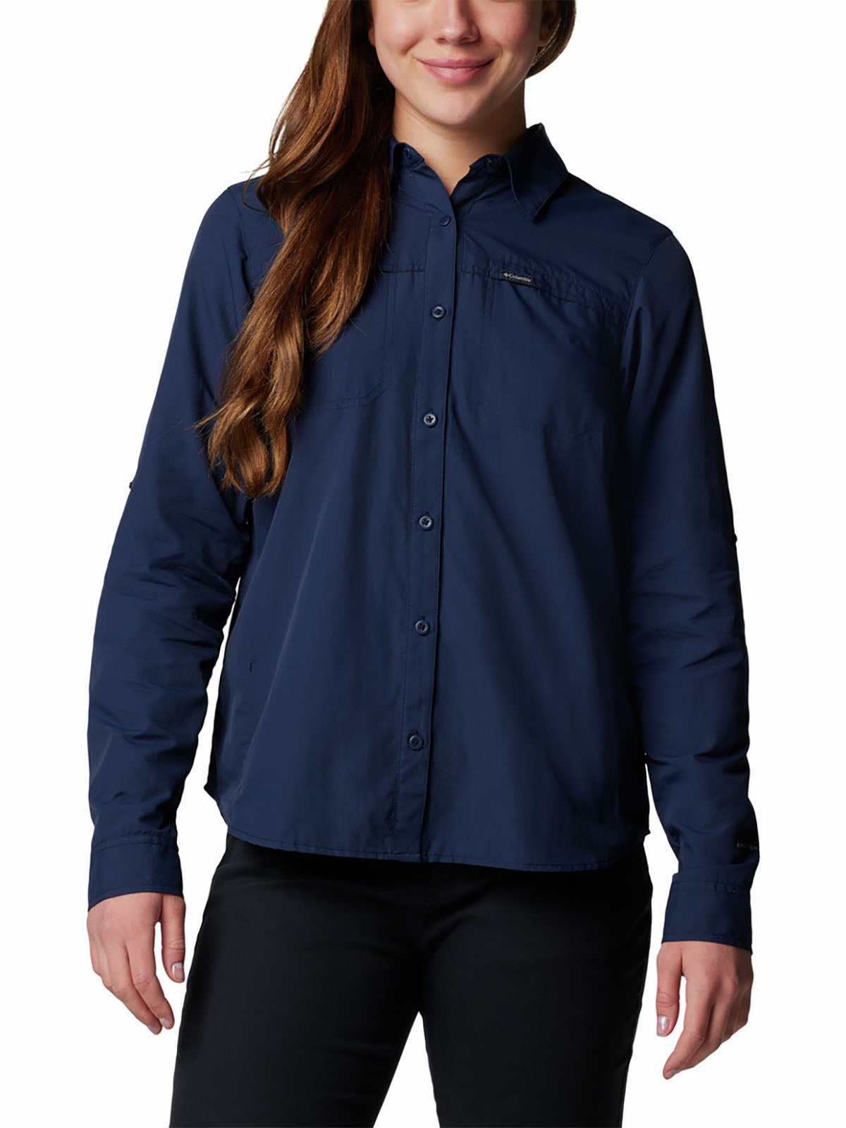 Blusa Manga Larga Mujer Silver Ridge™ III Azul