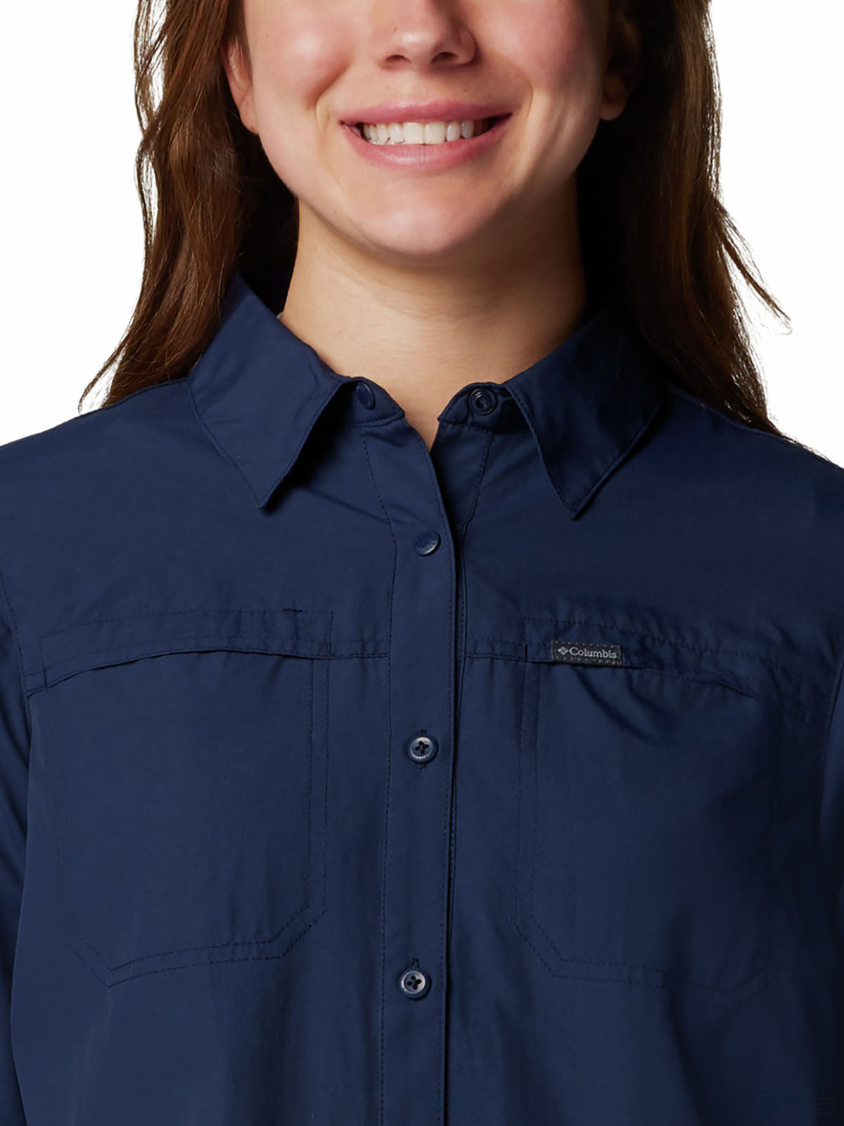 Blusa Manga Larga Mujer Silver Ridge™ III Azul