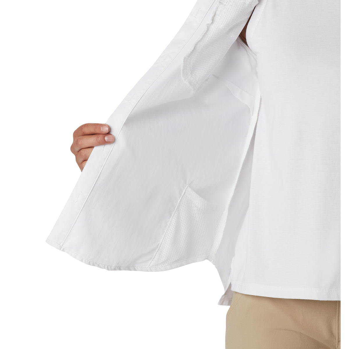 Blusa Manga Larga Mujer Silver Ridge™ 3 Blanca