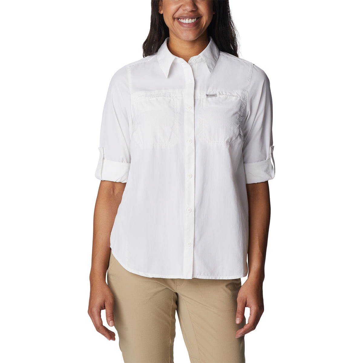 Blusa Manga Larga Mujer Silver Ridge™ 3 Blanca