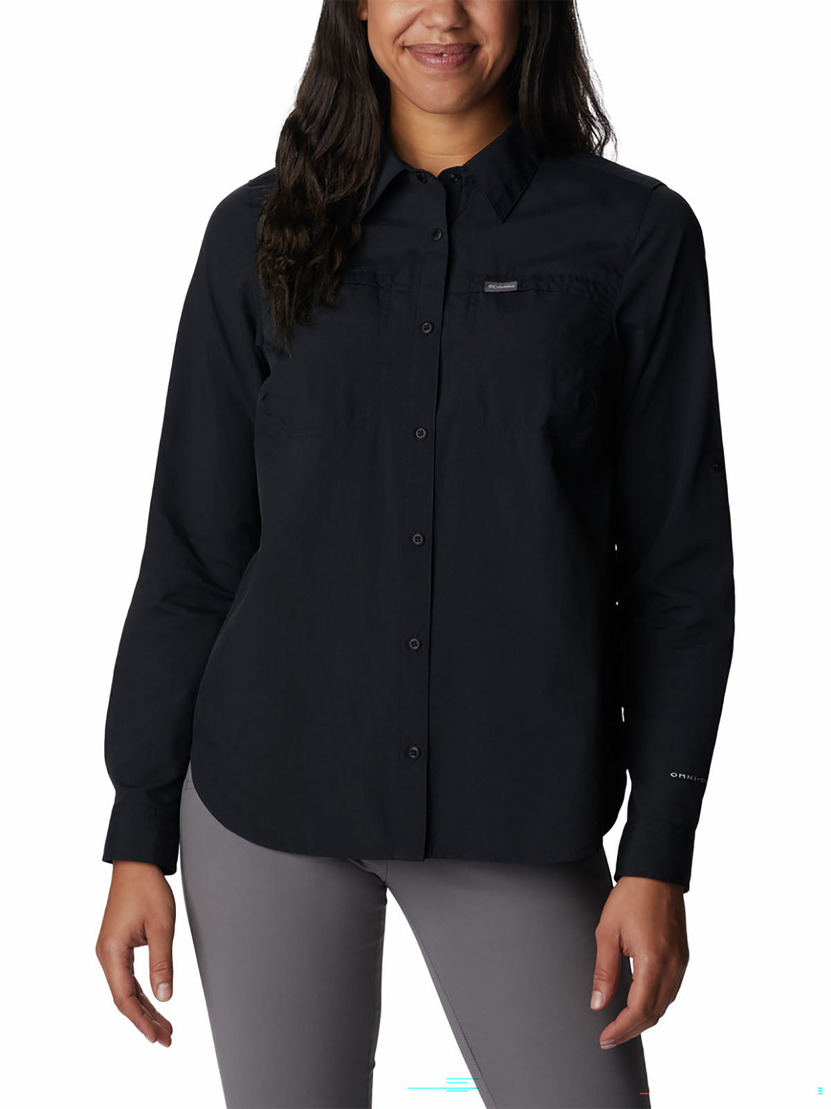 Blusa Manga Larga Mujer Silver Ridge™ III Negra