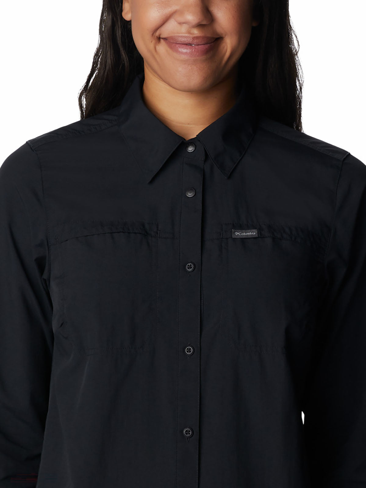 Blusa Manga Larga Mujer Silver Ridge™ III Negra