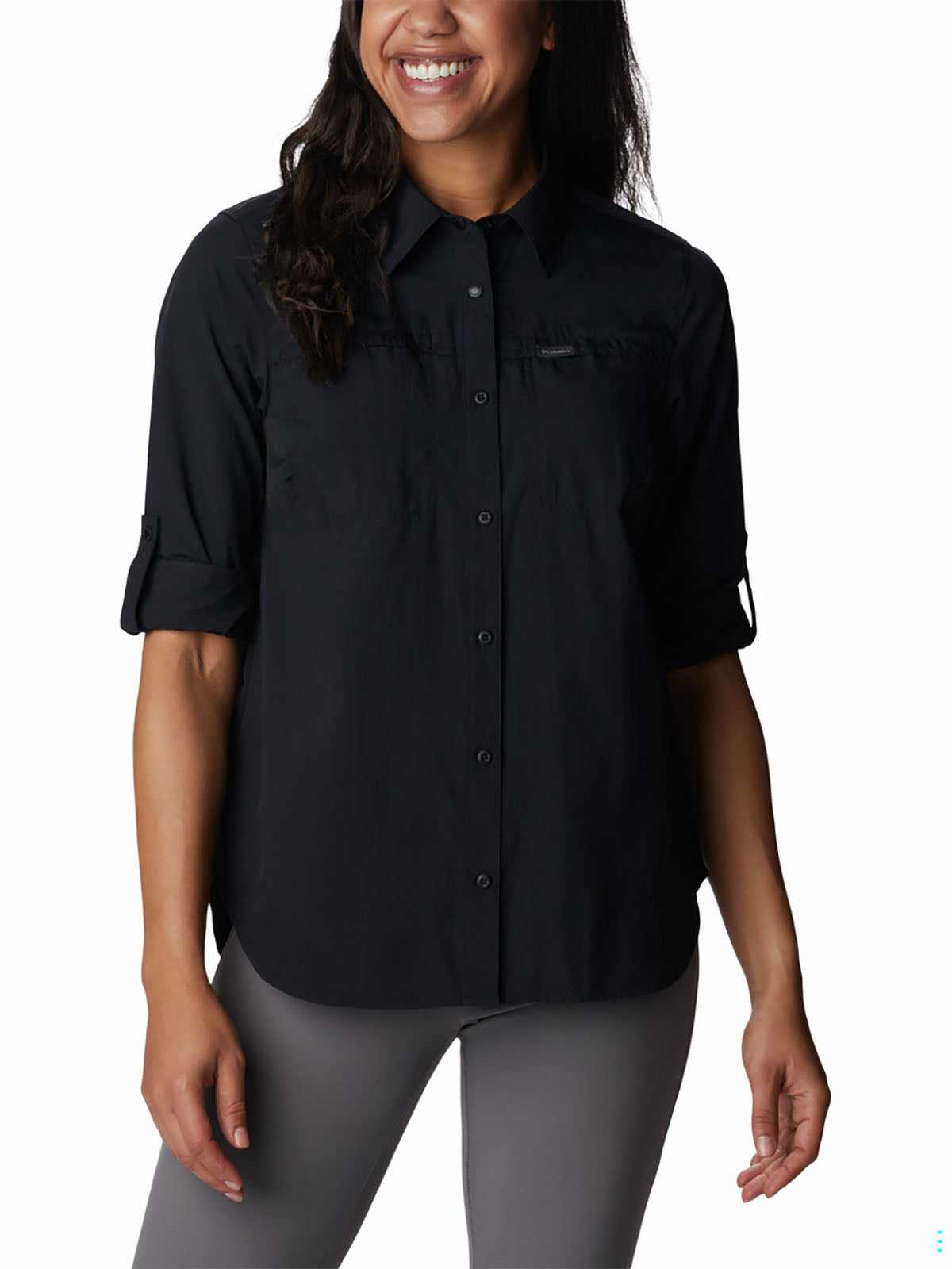 Blusa Manga Larga Mujer Silver Ridge™ III Negra